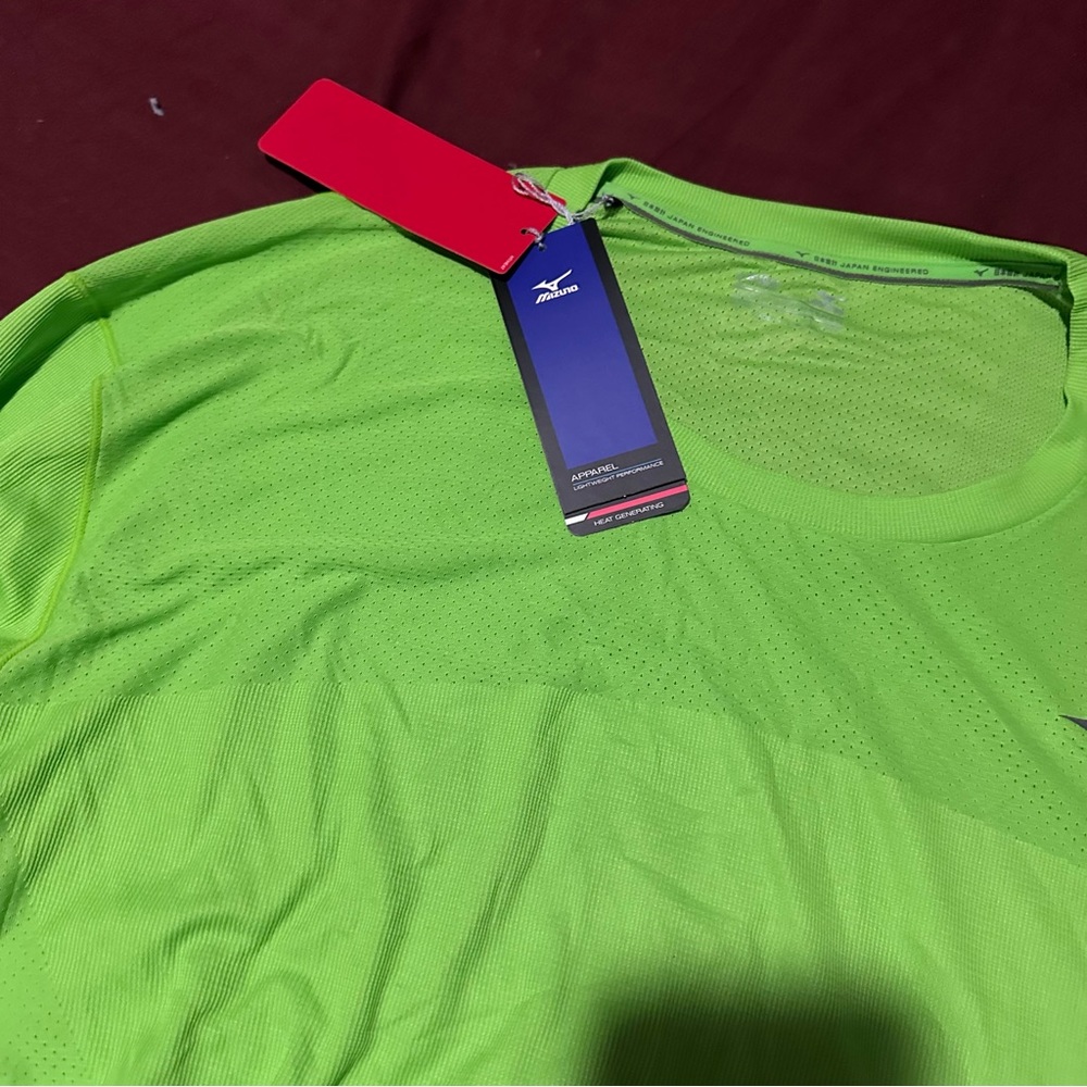 COPY - Mizuno Men's Green Performance Shirt